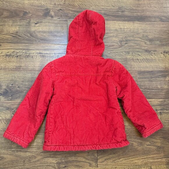 Kids Ribbed corduroy toggle hooded jacket - Picture 3 of 4
